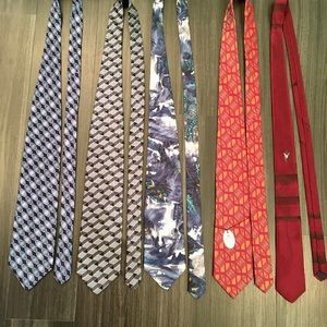 Bundle of 5 silk ties